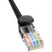 PATCH CORD UTP Baseus Cat5, fire din cupru, round cable, viteza maxima 1 Gbps, PVC, 0.5m, negru B00133206111-00 (timbru verde 0.08 lei) - 6932172637071 