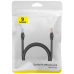 PATCH CORD UTP Baseus Cat5, fire din cupru, round cable, viteza maxima 1 Gbps, PVC, 1.5m, negru B00133206111-02 (timbru verde 0.08 lei) - 6932172637064 