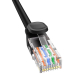 PATCH CORD UTP Baseus Cat5, fire din cupru, round cable, viteza maxima 1 Gbps, PVC, 1.5m, negru B00133206111-02 (timbru verde 0.08 lei) - 6932172637064 