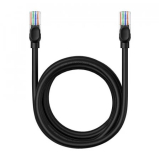 PATCH CORD UTP Baseus Cat5, fire din cupru, round cable, viteza maxima 1 Gbps, PVC, 3m, negru B00133206111-04 (timbru verde 0.08 lei) - 6932172637026 