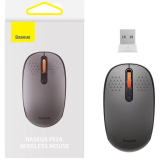 MOUSE Baseus, wireless 2.4GHz, optic,3/1 butoane/scroll, 800/1200/1600DPI, raza 10-20m, gri B01055502833-00 (timbru verde 0.18 lei) 