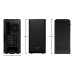 Carcasa be quiet! PURE BASE 600 WINDOW BLACK/MIDI TOWER ATX M-ATX MINI-ITX BGW21