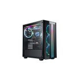 CARCASA be quiet! PURE BASE 500 FX Black, Middle Tower, ATX, fara sursa, 4xfan, USB 3.2 gen 1 x 1, USB Type-C x 1, audio+mic, PSU shroud, 7 sloturi expansiune, iluminare ARGB, negru, BGW43 (timbru 