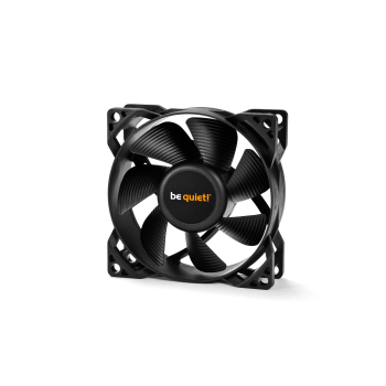 Ventilator be quiet! PURE WINGS 2 80MM/BLACK 3PIN BL044