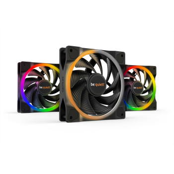 be quiet! LIGHT WINGS 120MM PWM/HIGH-SPEED TRIPLE PACK BLACK BL077