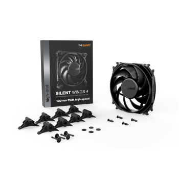 be quiet! SILENT WINGS 4 120MM PWM/HIGH-SPEED BLACK 4PIN BL094