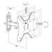 SUPORT de perete LOGILINK, pt 1 TV/monitor plat, diag. max 42 inch, inclinare, pivotare, max 25 Kg, BP0007 