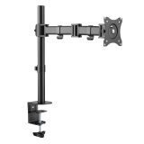 SUPORT de birou LOGILINK, pt 1 TV/monitor plat, diag. max 27 inch, rotatie, inclinare, pivotare, orizontala, verticala, totala, max 8 Kg, BP0021 
