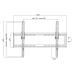 SUPORT de perete LOGILINK, pt 1 TV/monitor plat, diag. max 70 inch, inclinare, max 35 Kg, BP0039 