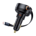 INCARCATOR auto Baseus Enjoyment Pro, 2 x USB Type-C , total output 60W, pt. bricheta auto, negru C00057802111-01 (timbru verde 0.18 lei) - 6932172641658 