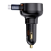 INCARCATOR auto Baseus Enjoyment Pro, 2 x USB Type-C , total output 60W, pt. bricheta auto, negru C00057802111-01 (timbru verde 0.18 lei) - 6932172641658 