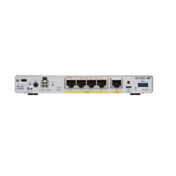 Cisco ISR 1101 4 PORTS GE ETHERNET/WAN ROUTER IN C1101-4P