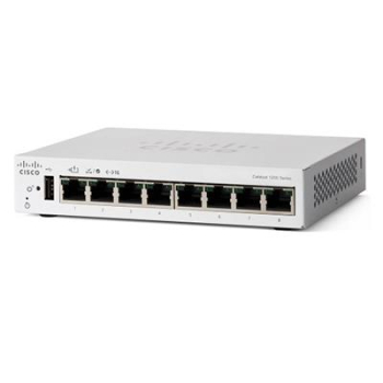 Switch Cisco CATALYST 1200 8-PORT GE EXT PS/2X1G COMBO C1200-8T-E-2G