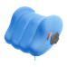 PERNA AUTO suport cap Baseus ComfortRide, design ergonomic, efect de racire, dimensiune 273 x 200 x 113mm, albastru C20036402311-00 - 6932172634681 