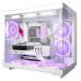 CARCASA PCCOOLER, Middle Tower, ATX, fara sursa, sticla securizata, 6 ventilatoare incluse, iluminare ARGB, negru, USB 3.2 gen 1 x 2, USB Type-C x 2, mic, audio, C3 T500 ARGB WH 