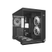 CARCASA PCCOOLER, Middle Tower, ATX, fara sursa, sticla securizata, negru, USB 3.2 gen 1 x 2, USB Type-C x 2, mic, audio, C3 T500 BK 