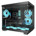 CARCASA PCCOOLER, Middle Tower, ATX, fara sursa, sticla securizata, negru, USB 3.2 gen 1 x 2, USB Type-C x 2, mic, audio, C3 T500 BK 