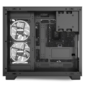 CARCASA PCCOOLER, Middle Tower, ATX, fara sursa, sticla securizata, negru, USB 3.2 gen 1 x 2, USB Type-C x 2, mic, audio, C3 T500 BK 