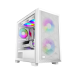 CARCASA PCCOOLER, Mini Tower, mATX, fara sursa, sticla securizata, 2 ventilatoare incluse, iluminare ARGB, alb, USB 3.2 gen 2 x 2, mic, audio, C3D310 ARGB WH 