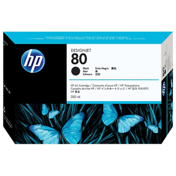Cartus Cerneala HP Nr. 80 Black 350 ml for Designjet 1050, Designjet 1055 C4871A