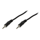 CABLU audio LOGILINK stereo (3.5 mm jack T/T), 3m, negru CA1051 (timbru verde 0.08 lei) 
