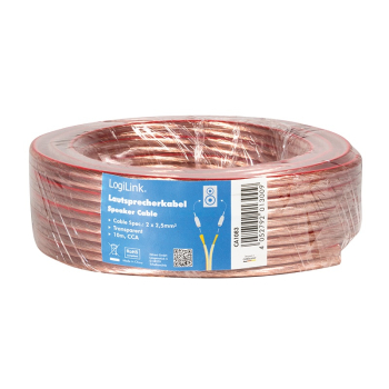 LogiLink Speaker cable, 2x 2.5mm?, 10m CA1083 (timbru verde 0.08 lei) 
