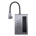 DOCKING Station Baseus Magic Multifunctional, conectare PC USB Type-C, USB 3.0 x 1, 3.5mm jack|card reader MicroSD/SD, USB Type C x 1 PD 100W 5V / 9V / 14.5V / 20V 5A (Max.), HDMI x 1/4K/60Hz, LED, gr 