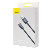 CABLU alimentare si date Baseus Crystal Shine, Fast Charging Data Cable pt. smartphone, USB la Lightning Iphone 2.4A, 2m, negru CAJY000101 (timbru verde 0.18 lei) - 6932172602710 