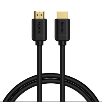 CABLU video Baseus HD Series, HDMI (T) la HDMI (T), rezolutie maxima 4K UHD (3840 x 2160) la 60 Hz, conectori auriti, 1m, negru CAKGQ-A01 (timbru verde 0.18 lei) - 6953156222519 