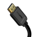 CABLU video Baseus HD Series, HDMI (T) la HDMI (T), rezolutie maxima 4K UHD (3840 x 2160) la 60 Hz, conectori auriti, 1m, negru CAKGQ-A01 (timbru verde 0.18 lei) - 6953156222519 