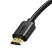 CABLU video Baseus HD Series, HDMI (T) la HDMI (T), rezolutie maxima 4K UHD (3840 x 2160) la 60 Hz, conectori auriti, 1m, negru CAKGQ-A01 (timbru verde 0.18 lei) - 6953156222519 