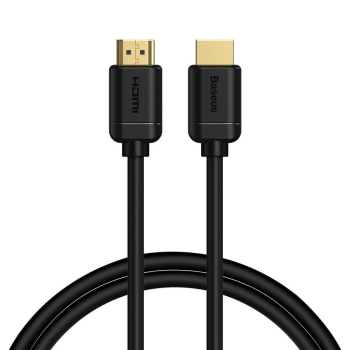 CABLU video Baseus HD Series, HDMI (T) la HDMI (T), rezolutie maxima 4K UHD (3840 x 2160) la 60 Hz, conectori auriti, 2m, negru CAKGQ-B01 (timbru verde 0.8 lei) - 6953156222526 