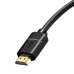CABLU video Baseus HD Series, HDMI (T) la HDMI (T), rezolutie maxima 4K UHD (3840 x 2160) la 30 Hz, conectori auriti, 5m, negru CAKGQ-D01 (timbru verde 0.8 lei) - 6953156222540 