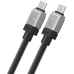 CABLU alimentare si date Baseus, Fast Charging Data Cable pt. smartphone, USB Type-C (T) la USB Type-C (T), E-marker, 100W, 1m, negru, CAKW000201 (include TV 0.18lei) - 6932172626648 