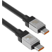 CABLU alimentare si date Baseus, Fast Charging Data Cable pt. smartphone, USB Type-C (T) la USB Type-C (T), E-marker, 100W, 1m, negru, CAKW000201 (include TV 0.18lei) - 6932172626648 