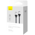 CABLU alimentare si date Baseus, Fast Charging Data Cable pt. smartphone, USB Type-C (T) la USB Type-C (T), E-marker, 100W, 1m, negru, CAKW000201 (include TV 0.18lei) - 6932172626648 