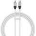 CABLU alimentare si date Baseus, Fast Charging Data Cable pt. smartphone, USB Type-C (T) la USB Type-C (T), E-marker, 100W, 1m, alb, CAKW000202 (include TV 0.18lei) - 6932172626655 CABLU alimentare si date Baseus, Fast Charging Data Cable pt. smartphone, USB Type-C (T) la USB Type-C (T), E-marker, 100W, 1m, alb, CAKW000202 (include TV 0.18lei) - 6932172626655