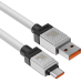 CABLU alimentare si date Baseus, Fast Charging Data Cable pt. smartphone, USB (T) la USB Type-C (T), 100W, 2m, alb, CAKW000702 (include TV 0.18lei) - 6932172626853 CABLU alimentare si date Baseus, Fast Charging Data Cable pt. smartphone, USB (T) la USB Type-C (T), 100W, 2m, alb, CAKW000702 (include TV 0.18lei) - 6932172626853