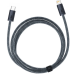 CABLU alimentare si date Baseus Dynamic Series, Fast Charging Data Cable pt. smartphone, USB Type-C la Lightning Iphone 20W, 1m, braided, gri CALD000016 (timbru verde 0.18 lei) - 6932172605834 