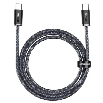 CABLU alimentare si date Baseus Dynamic Series, Fast Charging Data Cable pt. smartphone, USB Type-C la USB Type-C 100W, 1m, braided, gri CALD000216 (timbru verde 0.18 lei) - 6932172605858 