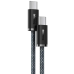 CABLU alimentare si date Baseus Dynamic Series, Fast Charging Data Cable pt. smartphone, USB Type-C la USB Type-C 100W, 1m, braided, gri CALD000216 (timbru verde 0.18 lei) - 6932172605858 