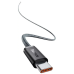 CABLU alimentare si date Baseus Dynamic Series, Fast Charging Data Cable pt. smartphone, USB Type-C la USB Type-C 100W, 1m, braided, gri CALD000216 (timbru verde 0.18 lei) - 6932172605858 