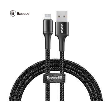 CABLU alimentare si date Baseus Halo, Fast Charging Data Cable pt. smartphone, USB la Lightning iPhone 2.4A, brodat, LED, 1m, negru CALGH-B01 (timbru verde 0.18 lei) - 6953156292581 CABLU alimentare si date Baseus Halo, Fast Charging Data Cable pt. smartphone, USB la Lightning iPhone 2.4A, brodat, LED, 1m, negru CALGH-B01 (timbru verde 0.18 lei) - 6953156292581