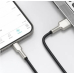 Cablu Baseus Cafule USB-Lighting, negru CALJK-A01