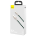 Cablu Baseus Cafule Lightning, 2m, verde CALJK-B06