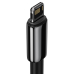 Cablu Baseus Tungsten Gold 2m, negru CALWJ-A01 Cablu Baseus Tungsten Gold 2m, negru CALWJ-A01