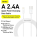 Cablu Baseus Superior 0.25m, alb CALYS-02