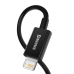 CABLU alimentare si date Baseus Superior, Fast Charging Data Cable pt. smartphone, USB la Lightning Iphone 2.4A, 2m, negru CALYS-C01 (timbru verde 0.08 lei) - 6953156205451 