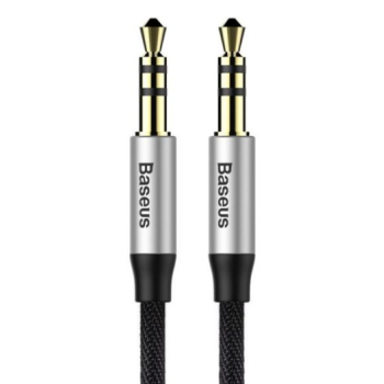 CABLU AUDIO Baseus Yiven, 1 x Jack 3.5mm (T) la 1 x Jack 3.5mm (T), lungime cablu 1m, gri/negru CAM30-BS1 (timbru verde 0.18 lei) - 6953156257184 