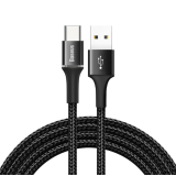 CABLU alimentare si date Baseus Halo, Fast Charging Data Cable pt. smartphone, USB la USB Type-C 3A, brodat, LED, 1m, negru CATGH-B01 (timbru verde 0.18 lei) - 6953156287273  CABLU alimentare si date Baseus Halo, Fast Charging Data Cable pt. smartphone, USB la USB Type-C 3A, brodat, LED, 1m, negru CATGH-B01 (timbru verde 0.18 lei) - 6953156287273